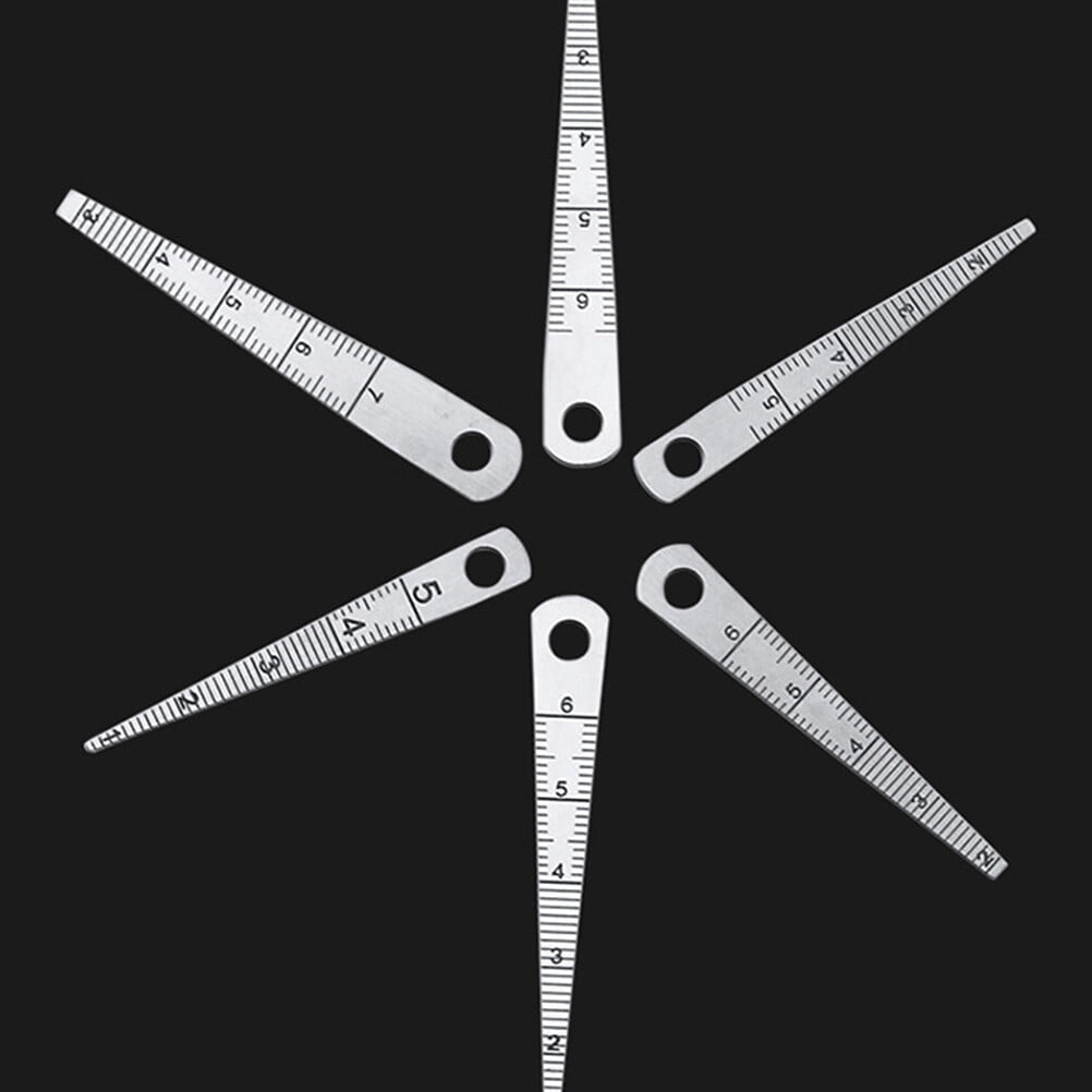 Manufacturing Inspection Ruler HOMEMAXS 6 Pcs Weld Inspection Ruler High Grade Material 5X0.75cm ...