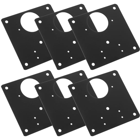 HOMEMAXS 6 Sets Removable Gadget Cabinet Repair Board 9.00X9.00X0.50CM Black