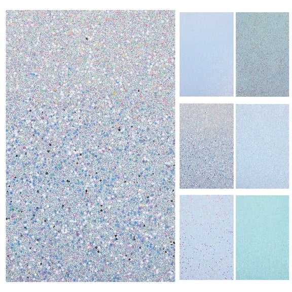 HOMEMAXS 6 Sheets Craft Making Leathers Leatherette 33x20cm