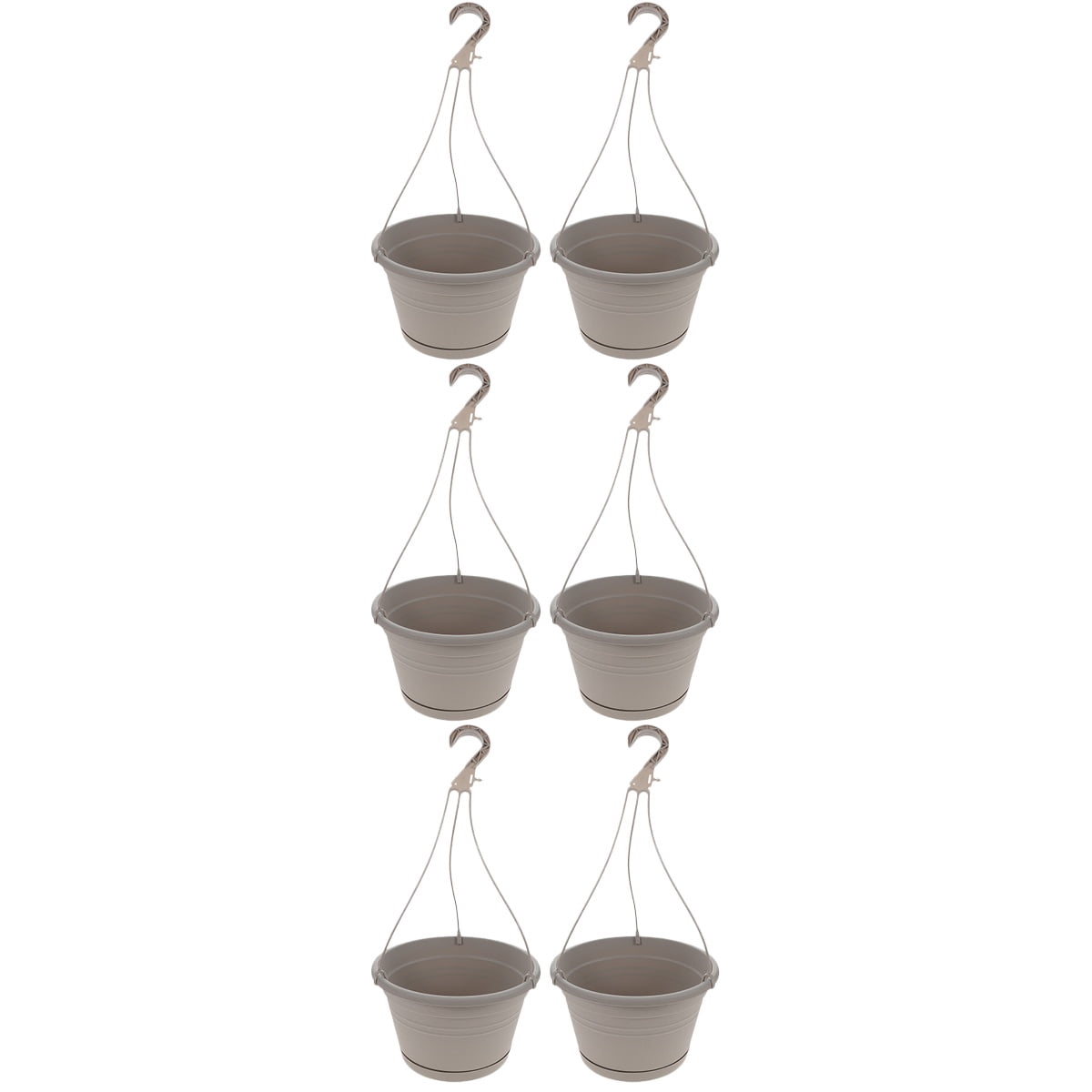 HOMEMAXS 6 pcs  Hanging Planter Pot Flower Hanging Basket Hanging Planter Decorative Flowerpot