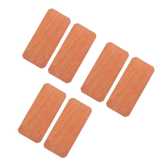 HOMEMAXS 6 pcs Square Spanish Cedar Sheets For Humidor Decorative Cedar Sheets For Storage And Maintenance Humidor Accessories