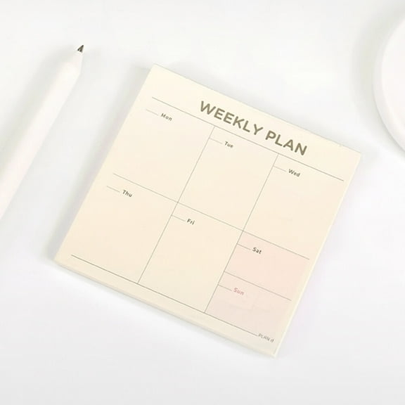 60 Sheets Daily Planner Day Notebook Office Dating