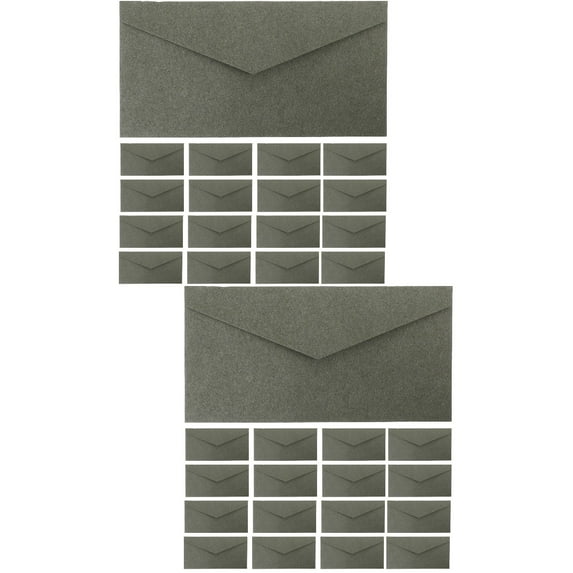 HOMEMAXS 60 pcs Wedding Letter Envelopes Party Blank Envelopes Portable Envelopes for Invitation