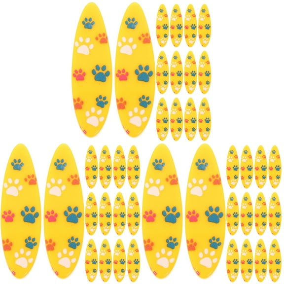 HOMEMAXS 60 pcs  Miniature Surfboard Decorative Resin Surfboard Decor Mediterranean Style Desktop Resin Surfboard