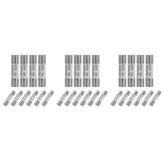 60 pcs Multimeter Fuse Replacement Tiny Multimeter Fuse Tube Multimeter Fuse Replacing Ceramic Fuse Tubes Multimeter Fuse Part