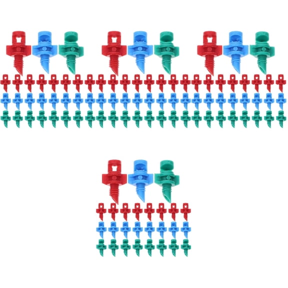 HOMEMAXS 600 Pcs Micro Sprinkler Heads Spray Nozzles Plant Misting Nozzles Mini Refraction Plastic Sprinkler Nozzles