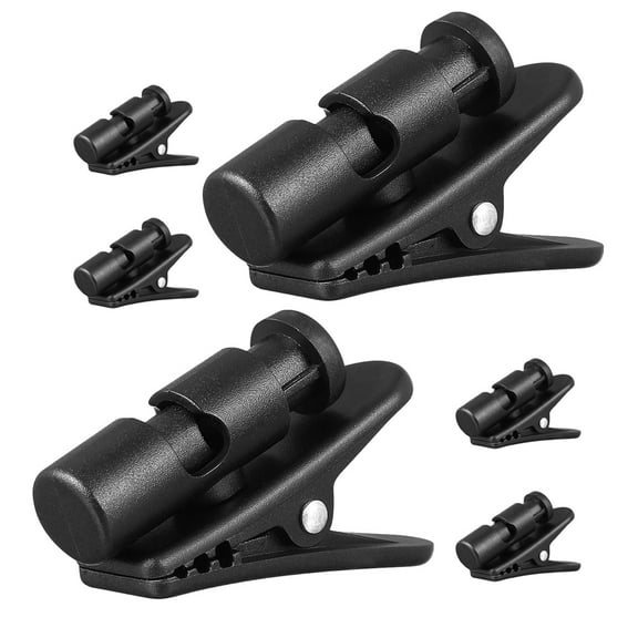 6PCS Headset Wire Rotatable Earphone Earbud Cable Clips for Wide Eearphone Cable Earpiece Clamp Headphone Hook