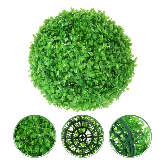 Raindrops Decorative with LED Lights, Simulated Grass Spheres for Home and Garden, 27x27x27CM
