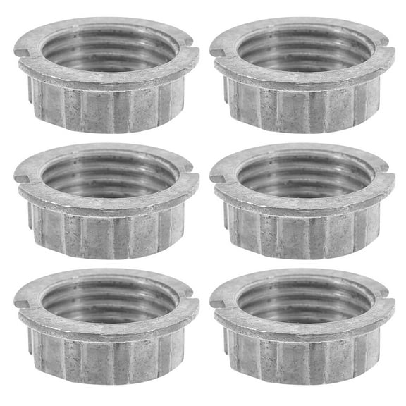 6pcs G9 Lamp Shade Retaining Ring Lamp Holder Outer Rings Light Socket Rings Threaded Collar Ensures Stability Easy To Install And Remove