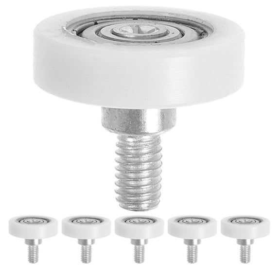 HOMEMAXS 6pcs Vending Machine Roller Wheel Track Roller For Furniture Heavy Duty Drawer Track Roller Track Wheel Bearing Nylon Small Pulley Drawer Pulley Door Furniture Cabinet Pulley