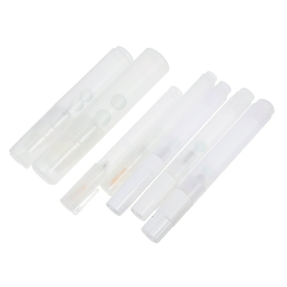 Simple Paint Pen Shells for Home Use Durable Plastic White 7Pcs with Replaceable Tips