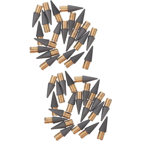 HOMEMAXS 70 Pcs Infinite Inkless Pencil Refills Everlasting Pencils Replacement Head Graphite Pen Tip