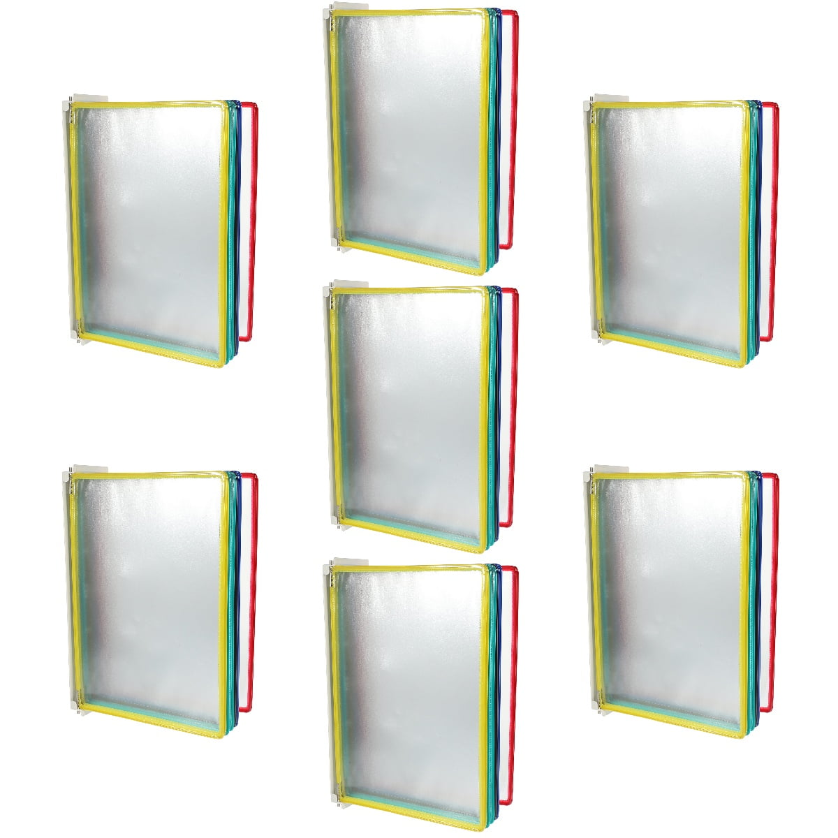 HOMEMAXS 7pcs Wall Mount Reference and Display System Reference Racks ...