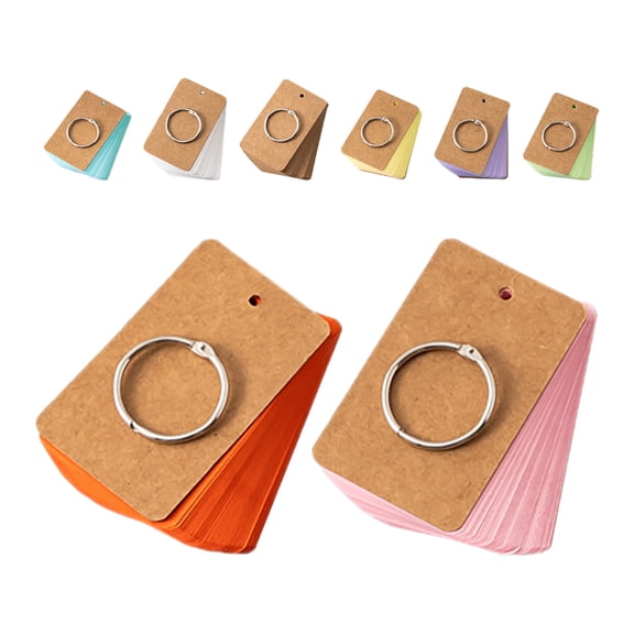 OULII Small Portable Note Cards with Dotted Liner Paper for Easy Peel Off Use