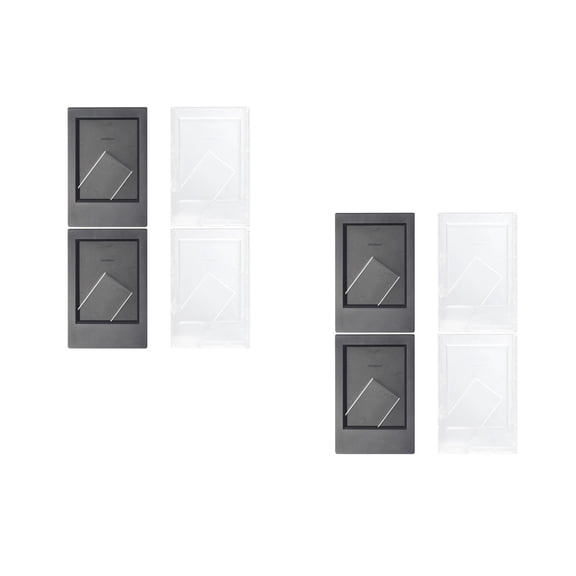 WEUVEB Desk Picture Frames Assorted Color ABS Compact Home Decor 8Pcs