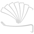 thumbnail image 1 of HOMEMAXS  8 Pcs Air Conditioner Vent Deflector Hooks Baffle Shield Bracket Pregnant Woman White, 1 of 8