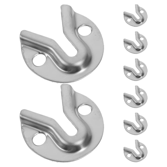8 Pcs Frame Hanging Kit Wire for KEYHOLE PICTURE HANGERS Hooks Silver
