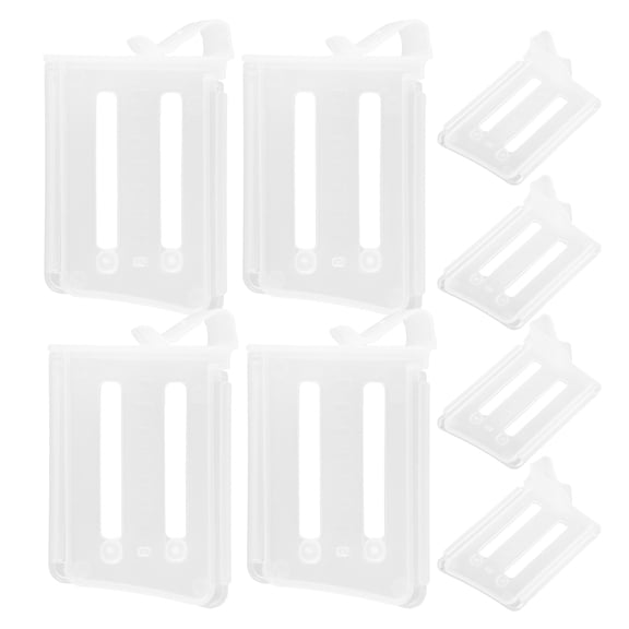 HOMEMAXS 8 Pcs Net Refrigerator Divider 7.00X5.00X2.70CM Transparent