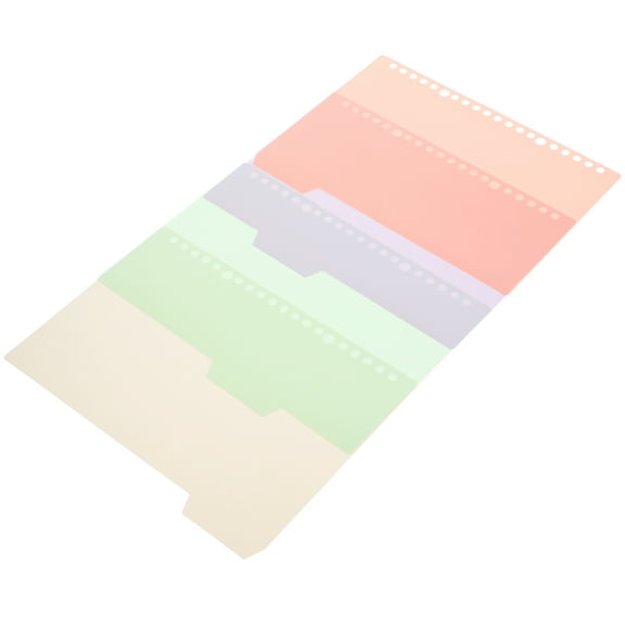 HOMEMAXS 8 Pcs Paper Binder Divider Dividers Alphabetical File A4 Tabs Labels