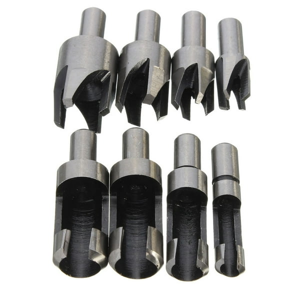 8 Pcs Plug Cutter Cutting Tools for Wood Socket Drill Bit Masonry