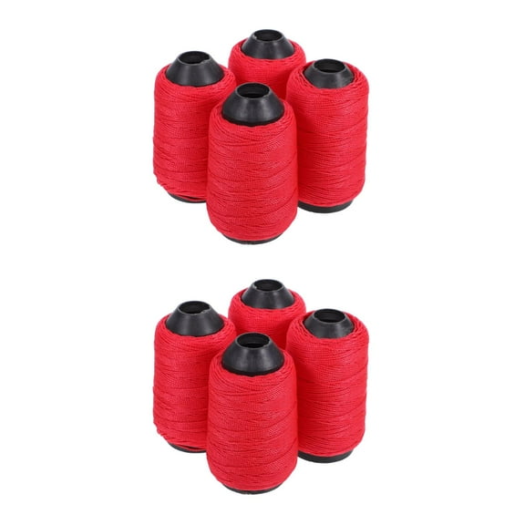 HOMEMAXS 8 Rolls  Heavy Duty Nylon Twine for Gardening Construction and Crafting Strong Twine Flexible Garden Tying Line for Plant Support and Building Projects