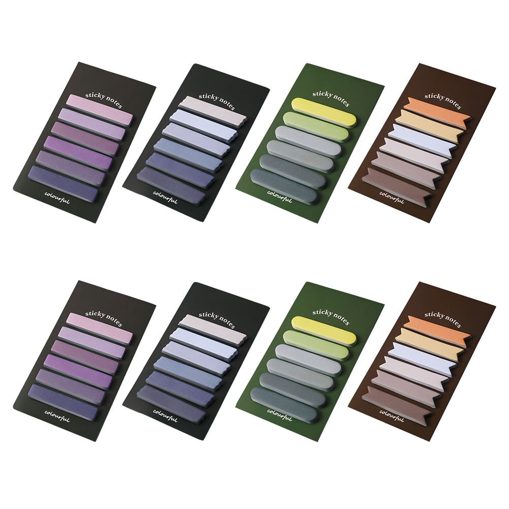 Notepad Sticky Note Set 8 Sets Tearable Notepads Message Notes Sticky Memo Stickers - Walmart.com