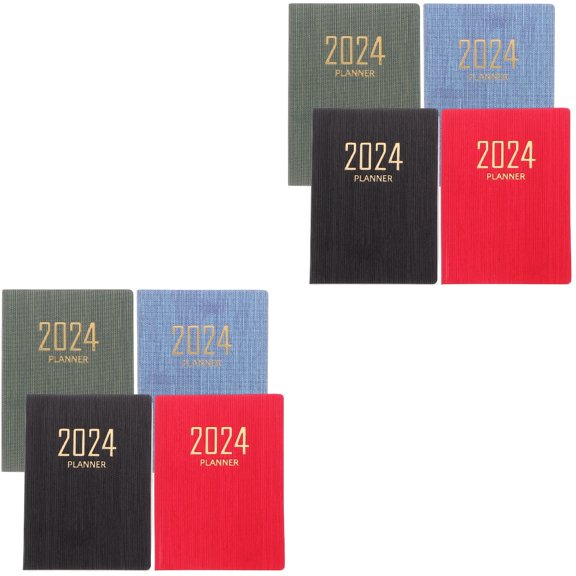 HOMEMAXS 8 pcs Schedule Planner Pocket Notepads Planning Notebooks Journal Books Creative Gifts ( )