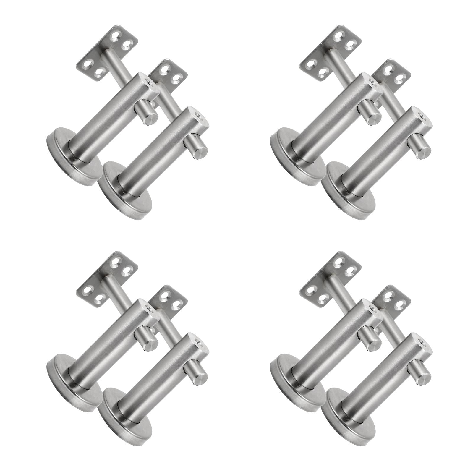 HOMEMAXS 8 pcs Handrail Bracket Adjustable Stair Railing Support Stair ...