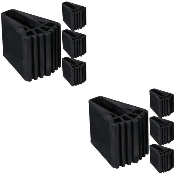 HOMEMAXS 8 pcs Ladder Stabilizer Ladder Feet Pads Ladder Leg Caps Nonslip Ladder Rubber Feet