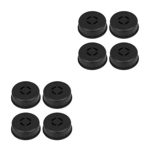HOMEMAXS 8 pcs Low Profile Silent Swivel Caster Embedded Wheels For Furniture And Office Chairs Plastic Casters For Small Furniture And Cabinets