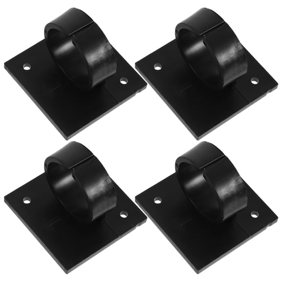 HOMEMAXS 8 pcs  Mic Logo Station Adhesive Mic Flag Station Logo Holder Clamp No Adhesive