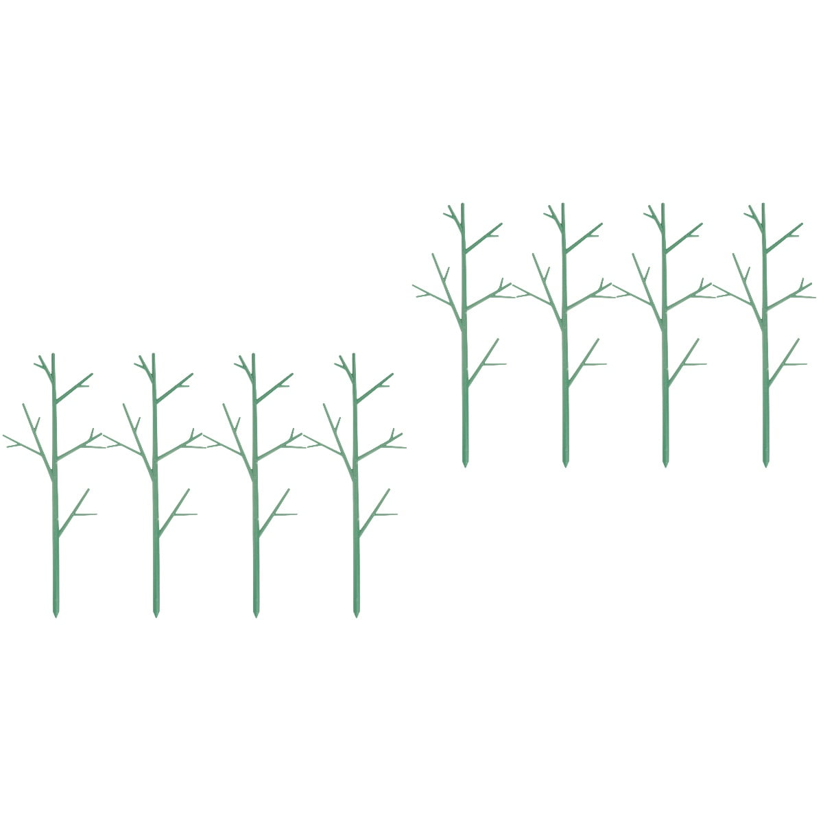 HOMEMAXS 8 pcs Plant Vine Shaping Stand Garden Tool Vivid Fake Tree ...