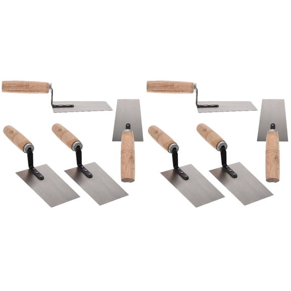 HOMEMAXS 8 pcs  Putty Scraper Construction Spatula Plaster Trowel Plastering Trowel