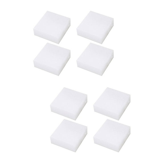 HOMEMAXS 8 pcs Wool Felting Foams Cushions Square Thickened Mat Wool Felt DIY Mats