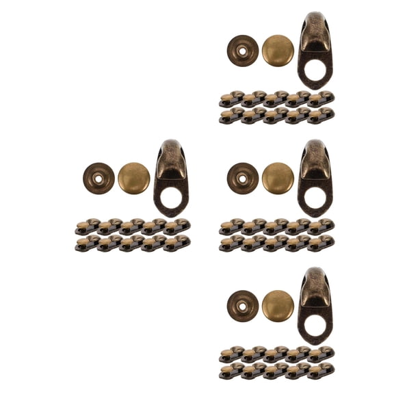 80 Sets Shoe Lace Hook Repair Kit Metal Boot Hooks Boot Lace Hooks Shoe Repair Replacement For Hike Climbing Boot Shoes Repair