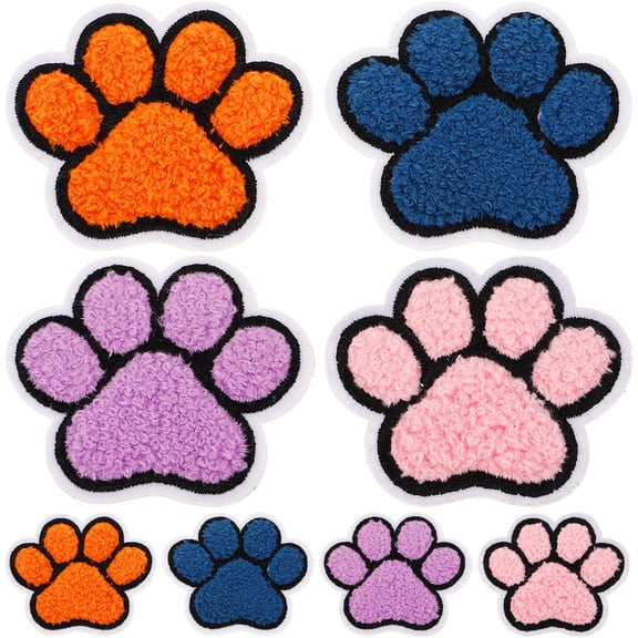 8Pcs Adhesive Hat Patches Decorative Coat Patches Compact Clothes Patches