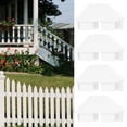 thumbnail image 1 of 8pcs Fence Top Covers Flat Fence Covers Flat Fence Replacement Caps Flat Fence Cap Part Pvc Post Caps Guardrail Post Cover, 1 of 8
