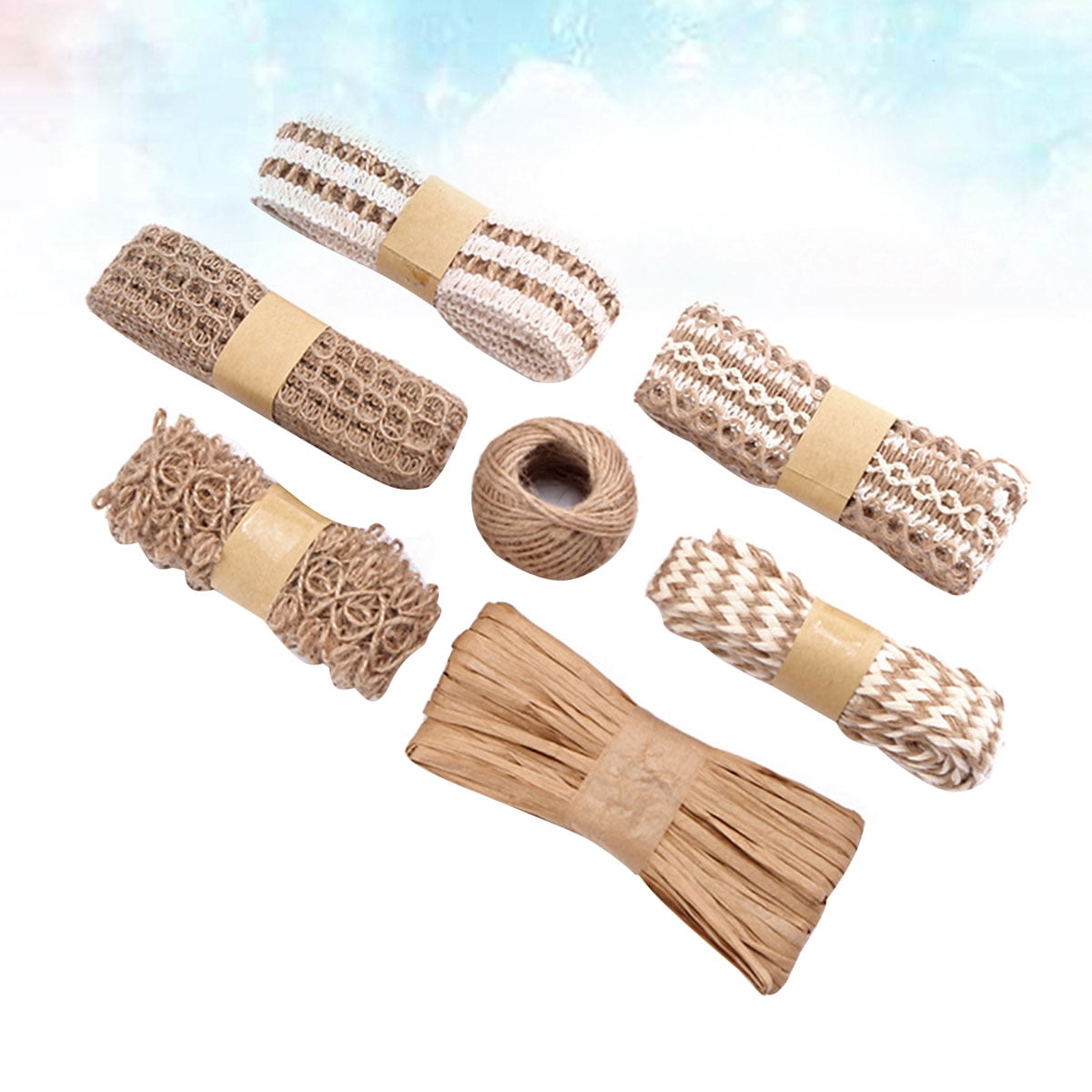 HOMEMAXS 8pcs Gift Packing Wrapping Rope Hand Made DIY Paper Rope Rope ...