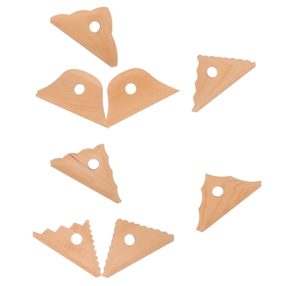 8pcs Pottery Figurine Tool Clay Sculpting Tool Diy Carve Scraper Pottery Scraper Craft Tool
