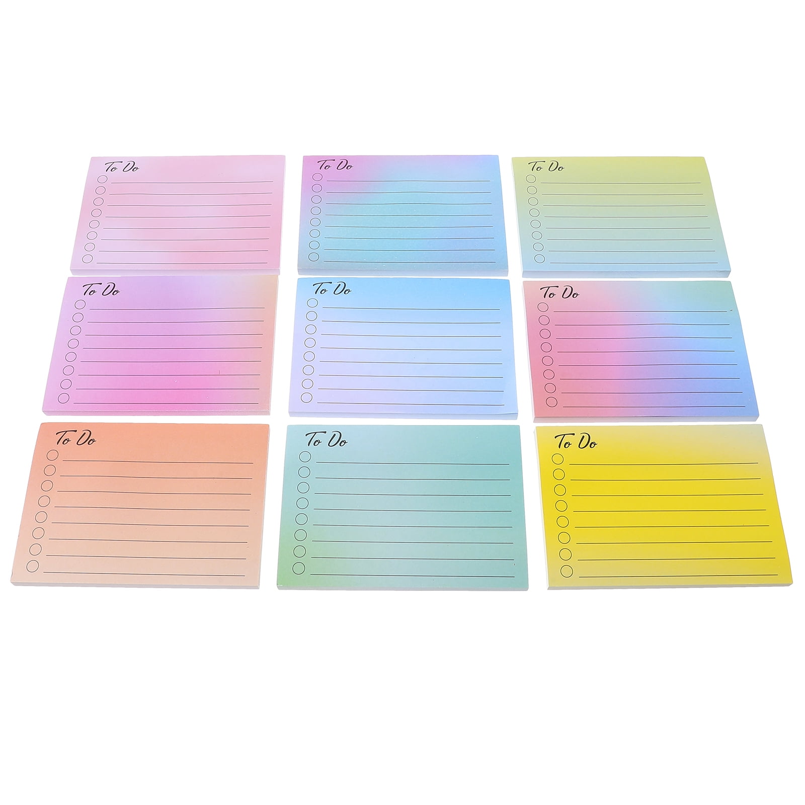 HOMEMAXS 9 Books Scrapbook Memo Stickers Index Cards Clear Block ...