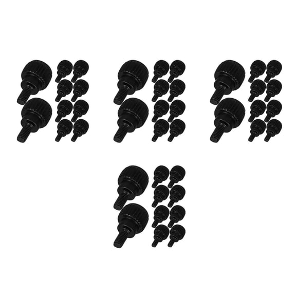 HOMEMAXS 96 pcs  Replacement PC Computer Case Mounting Screws Fastener 6 32 Thread for Building Repairing and Maintaining Computer Systems
