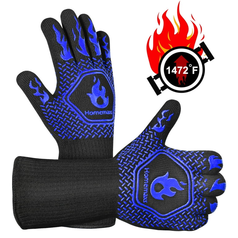 Jsacemxi 4 Pairs Heat Resistant Gloves for Cooking,Oven with Fingers,BBQ Cooking,Grill Proof Men/Women,Heat Sublimation,Cooking