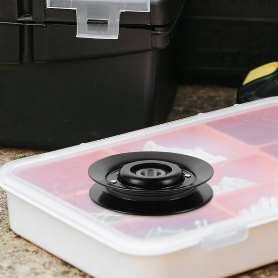 HOMEMAXS Ac Tension Wheel Car Air Conditioner Belt Tensioner Pulley Replacement Air Conditioner Compressor Adjustment Pulley Universal Tensioner Pulley