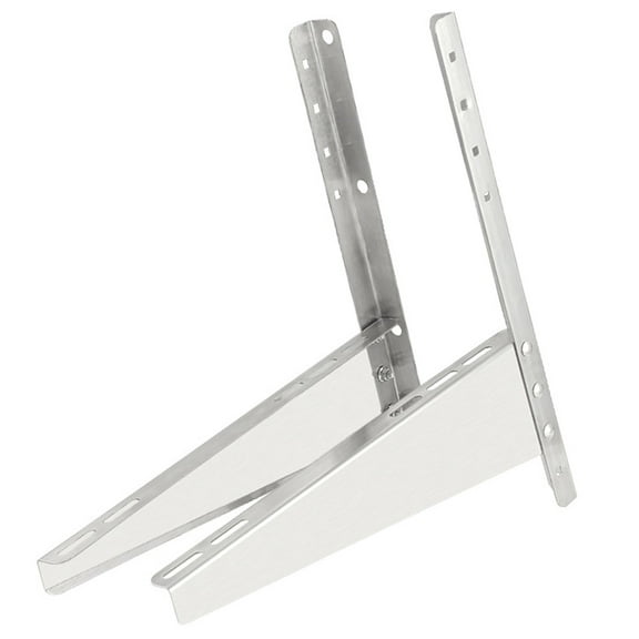HOMEMAXS Ac Window Bracket Air Conditioner Support Wall Mount Unit Silver