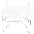 thumbnail image 1 of HOMEMAXS Acrylic Beverage Dispenser Stand For Serving Juice Tea And Cocktails Transparent Drink Holder For Party Bars Cafes Displaying Desserts And Snacks, 1 of 8