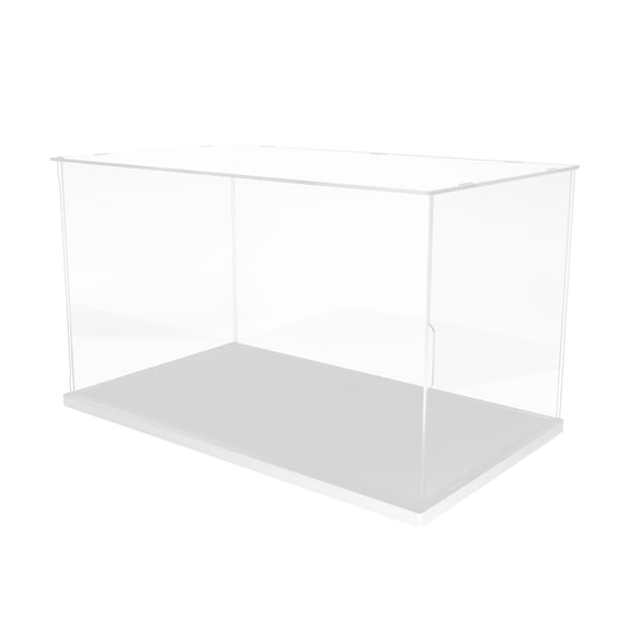 HOMEMAXS Acrylic Display Box for Figurines and Boxing Gloves Transparent Strong Showcase Storage Box 4.72x3.54x2.95 Inches
