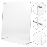 HOMEMAXS Clear Acrylic Photo Frame with Stable Base for Certificates, Photos, and Documents Display 8.5x11 Inches