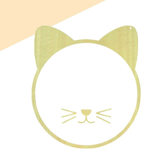 VERDANVERSE Decorative Wall Mirror Hanging Mirror Frame 1Pcs Light Yellow Wood Acrylic