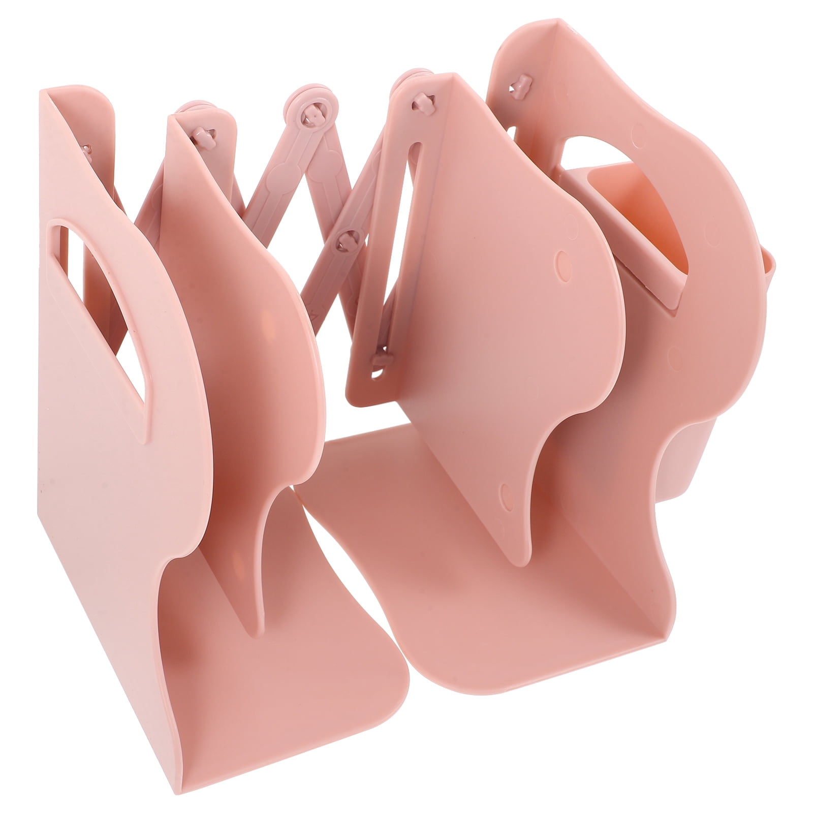 HOMEMAXS Adjustable Silicone Bookend Book Holder Magazine File ...
