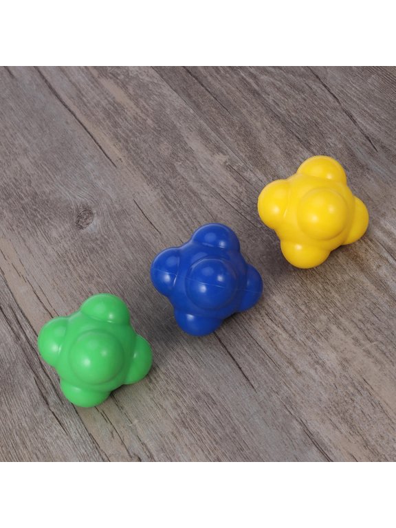 Silicone Reflex Ball Six Sided for Baseball Agility Training